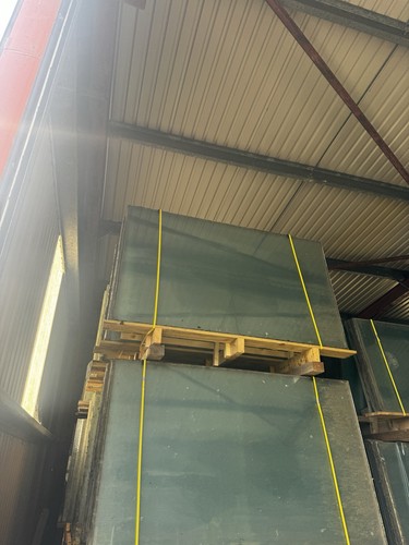 Used greenhouse glass 1650mm - used, x