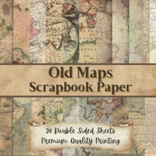 Old Maps Scrapbook Paper: 40