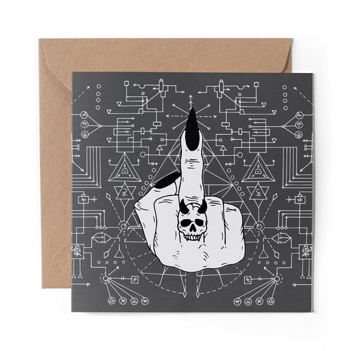 Blank greeting card - 1, x