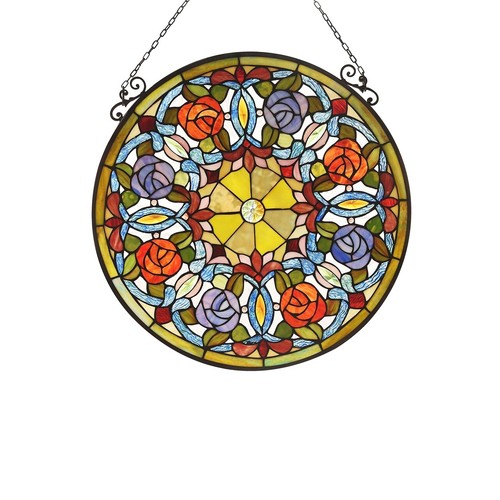 Stained glass victorian window - victorian,