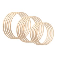 Wooden Bamboo Floral Hoop DIY