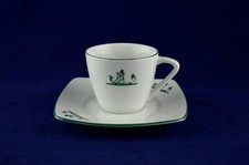 Limoges Fathi Mahmoud Egyptian Fonde en 1942 Tea / Coffee Cup & Saucer - PERFECT