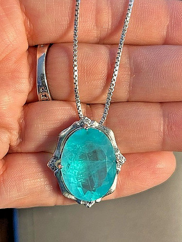 Paraiba tourmaline doublet - paraiba,