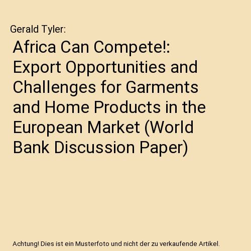 Africa can compete - can, export