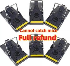 6x MOUSE TRAPS - New plastic mouse trap Spring Snap Trap High Power Sprung Trap 