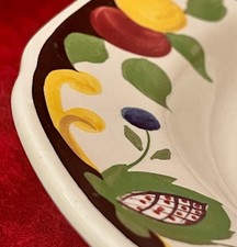 (1920s):  Titian Ware . . . Large Oval Platter (Pat. 1660)