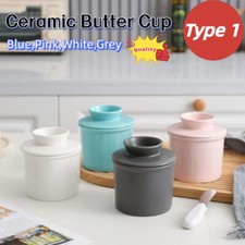 Butter-Bell Crock with Lid French Butter Keeper Ceramic Butter Dish Holder