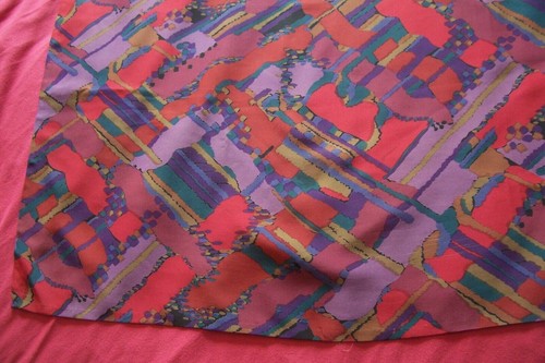 Huge silk scarf - huge,