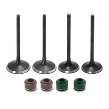 For HONDA CRF450R 4PCS Intake Exhaust Valves w/ Seals CRF 450R 2002 03 04 05 06