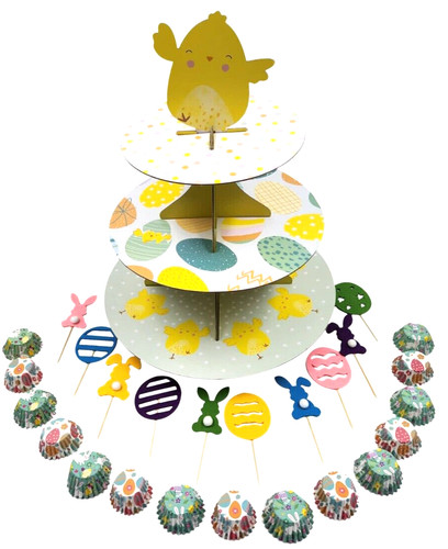 Tier easter cupcake stand - cupcake,