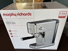 Brand New Morphy Richard’s Signature Compact Espresso Maker Stainless Steel. 