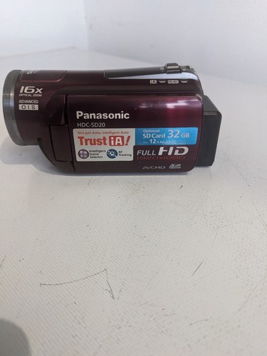 Panasonic hdc sd20 video - panasonic, hdc-sd20