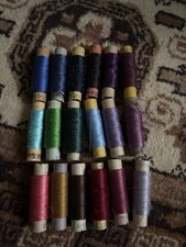 Vintage Pure Silk Treads 18 Assortment for Embroidery and Cross Stitch