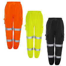 HI VIZ VIS JOGGING BOTTOMS