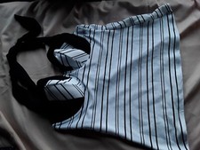 Figleaves Amalfi Stripe Underwired Tummy Control Tankini Top Size 36D