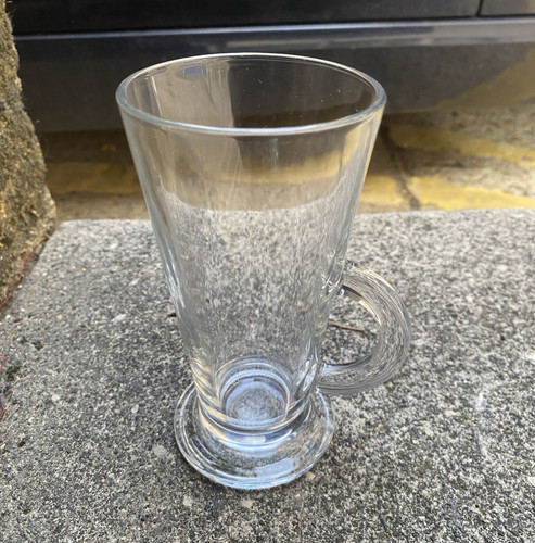 Clear glass latte - glass,