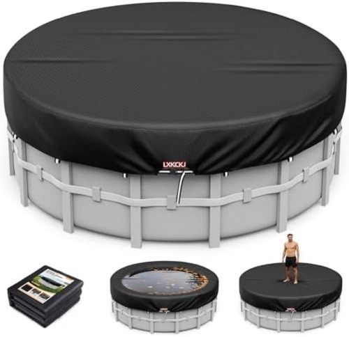 Round pool cover - pool, solar