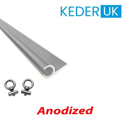 Caravan awning rail channel - c,