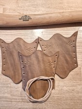 Leather overstrike for