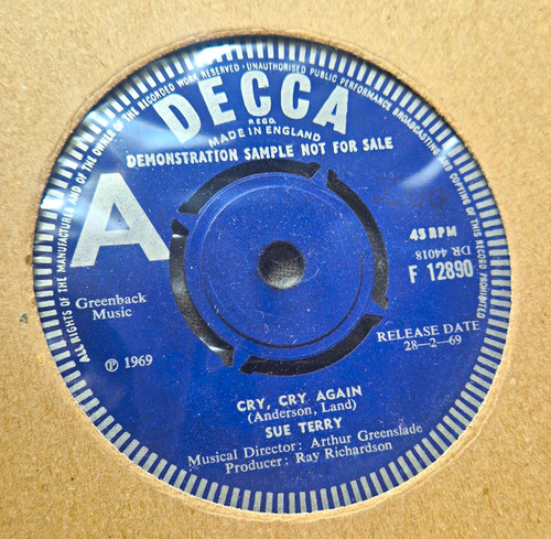 Sue terry cry - cry,,