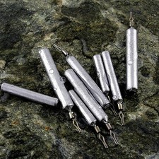 Fishing Lead Weights with Swivel Cylinder Shaped Drop Shot Rig 5g7g10g14g20g