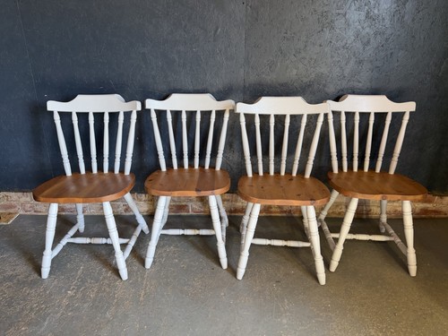 Farmhouse pine dining chairs - farmhouse,