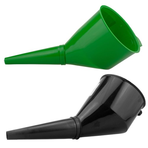 Angled fuel funnels with - angled,