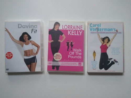Fitness dvds davina - 3, x
