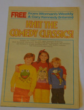 knitting pattern jumpers for Rupert , kermit & Miss Piggy 4 ply