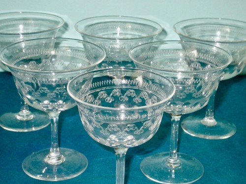 Champagne glasses set 6 - champagne,