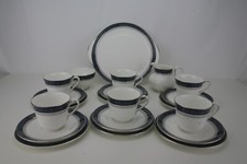 Vintage(1971-)Royal Doulton Sherbrooke Tea/Cake Set(6), Immaculate & Flawless