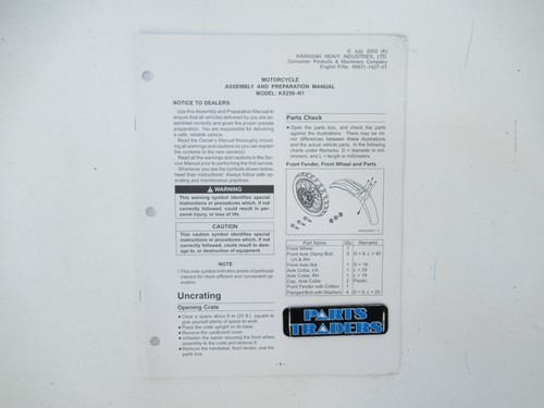 Nos genuine kawasaki dealer - genuine,
