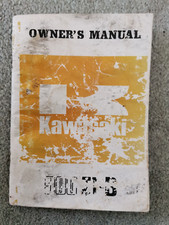 KAWASAKI 900 Z1B  GENUINE OWNERS MANUAL