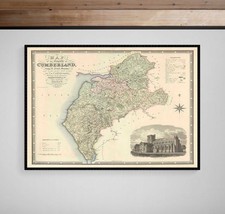 Cumbria Cumberland Map 1830