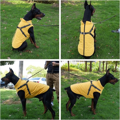 Waterproof fleece lined dog - fleece-lined,