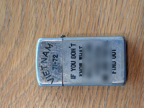 Zippo vietnam engraved - zippo,