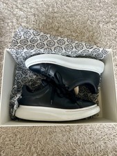 Alexander McQueen Low Top Sneakers Black And White Size 41.5 EU