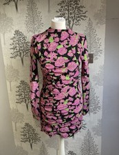 ZARA Pink Floral Roses Dress