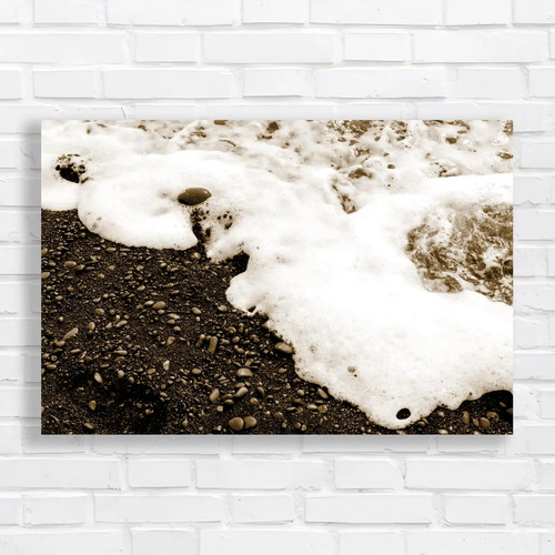 Rocky beach seascape - beach, waves