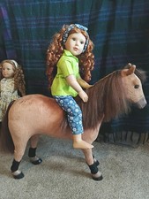 Paradise Horse produced For 17 - 19in  Sized Dolls. Posable Joints.