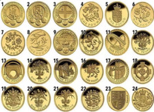 £1 ONE POUND RARE BRITISH COINS, COIN HUNT 1983-2015 