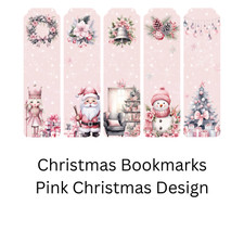 Christmas Bookmark set of 5