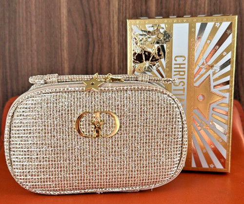 Dior gold empty - cosmetic, bag