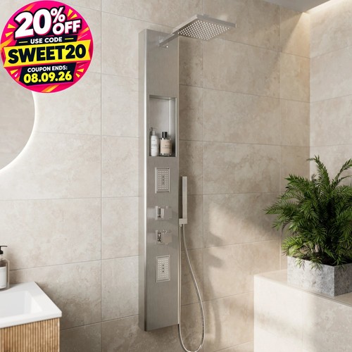 Thermostatic shower tower - thermostatic,