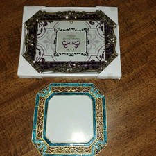 2 Vtg Beautiful Enameled