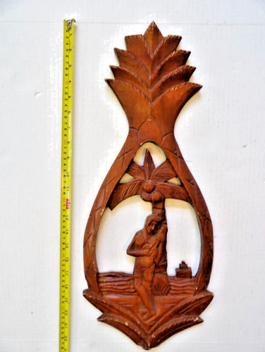 Vtg polynesian hawaiian hand - hawaiian,