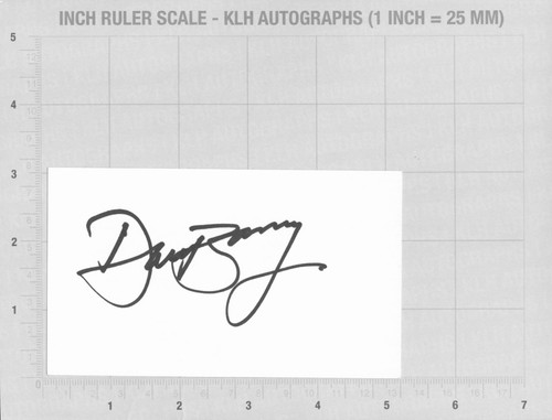 Dave barry hand signed white - barry,