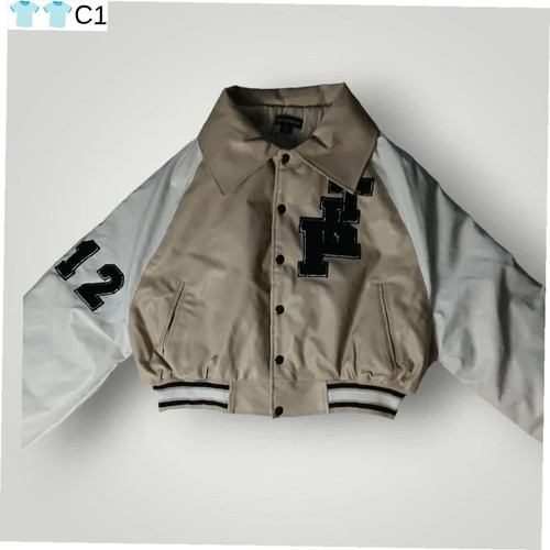Plt varsity bomber jacket - varsity,