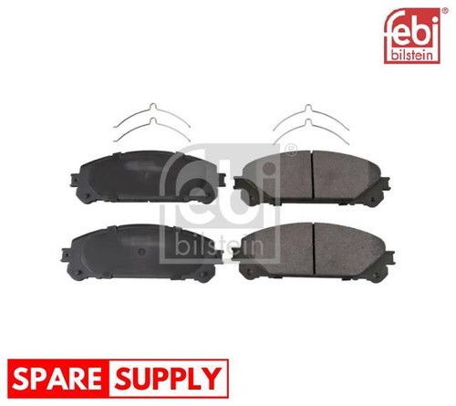Brake pad set - pad,