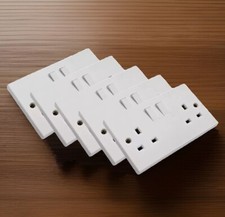 13A Double Wall Sockets 2 Gang